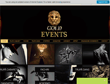 Tablet Screenshot of gold-event.ro